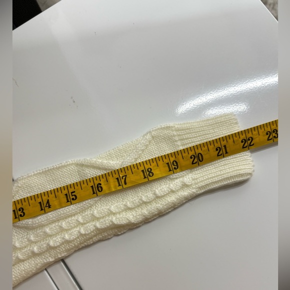 NWT BP. Nordstrom Cowl Neck Cable Knit Crop Sweater Set Ivory Sz Small - Picture 11 of 13